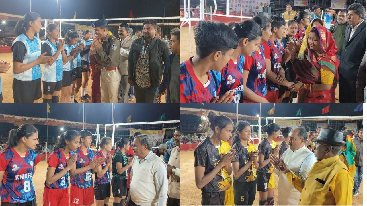 अखिल भारतीय महिला वॉलीबॉल टूर्नामेंट: दूसरे दिन के मुकाबलों का रोमांचक आगाज