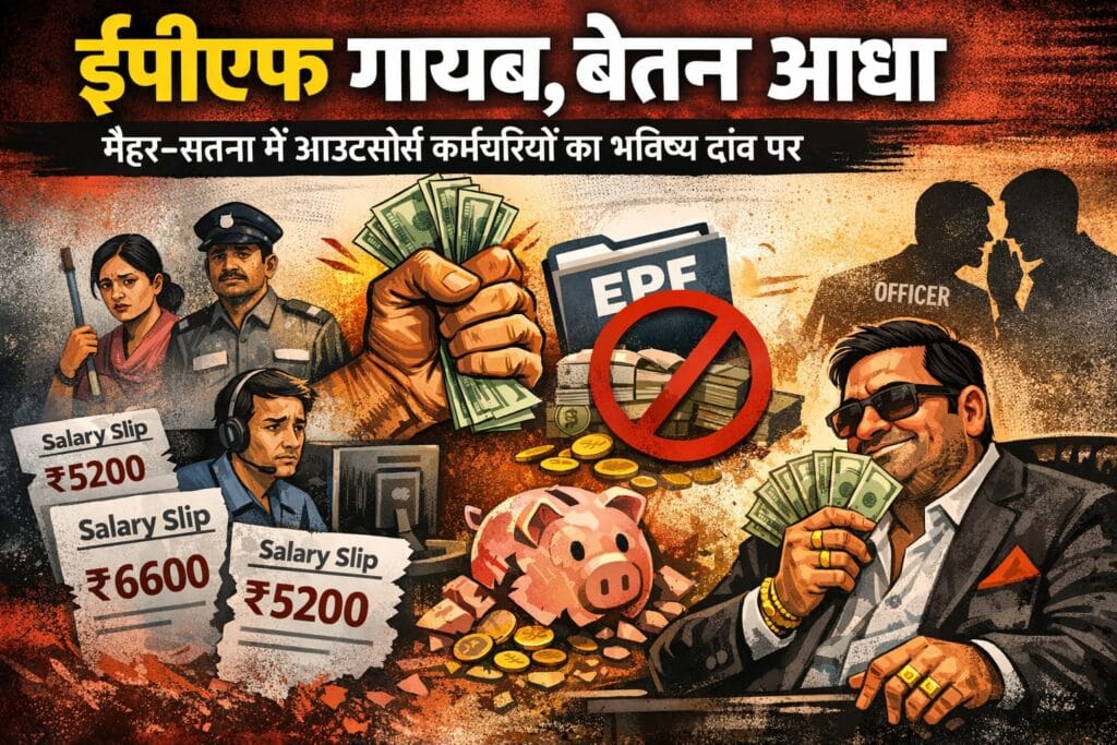 मैहर–सतना स्वास्थ्य विभाग में आउटसोर्स कर्मचारियों का शोषण, ईपीएफ गायब और आधा वेतन देने का आरोप