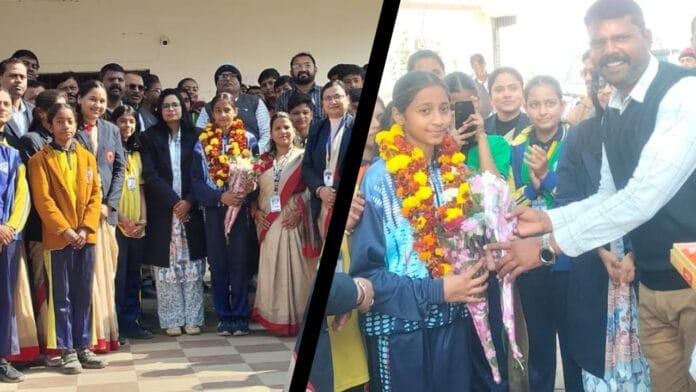 मैहर की आराध्या ने 69वीं राष्ट्रीय शालेय हैंडबॉल में मध्यप्रदेश का प्रतिनिधित्व किया