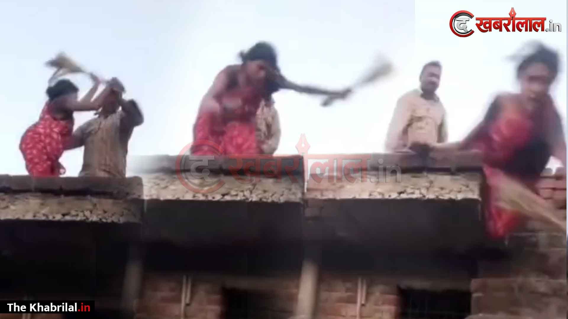 मैहर में हैवानियत का लाइव वीडियो: जमीनी विवाद में दबंग पड़ोसी ने महिला को छत से नीचे फेंका, दोनों घुटने टूटे; रोंगटे खड़े कर देने वाली वारदात
