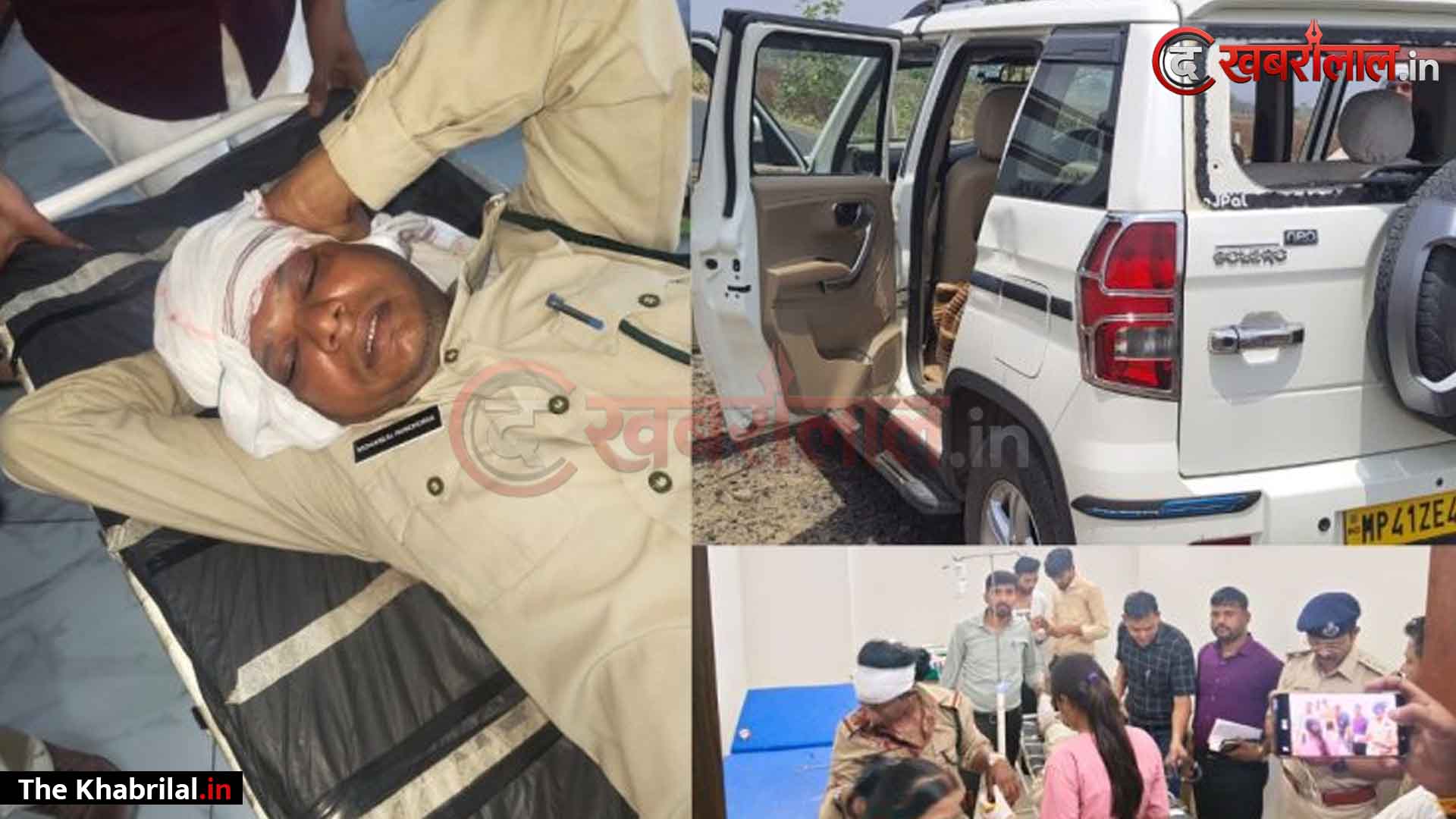 देवास में भारी बवाल: वन भूमि से अतिक्रमण हटाने गई पुलिस और वन विभाग की टीम पर ग्रामीणों का धावा; 100 से ज्यादा लोगों ने किया पथराव, 7 वनकर्मी लहूलुहान