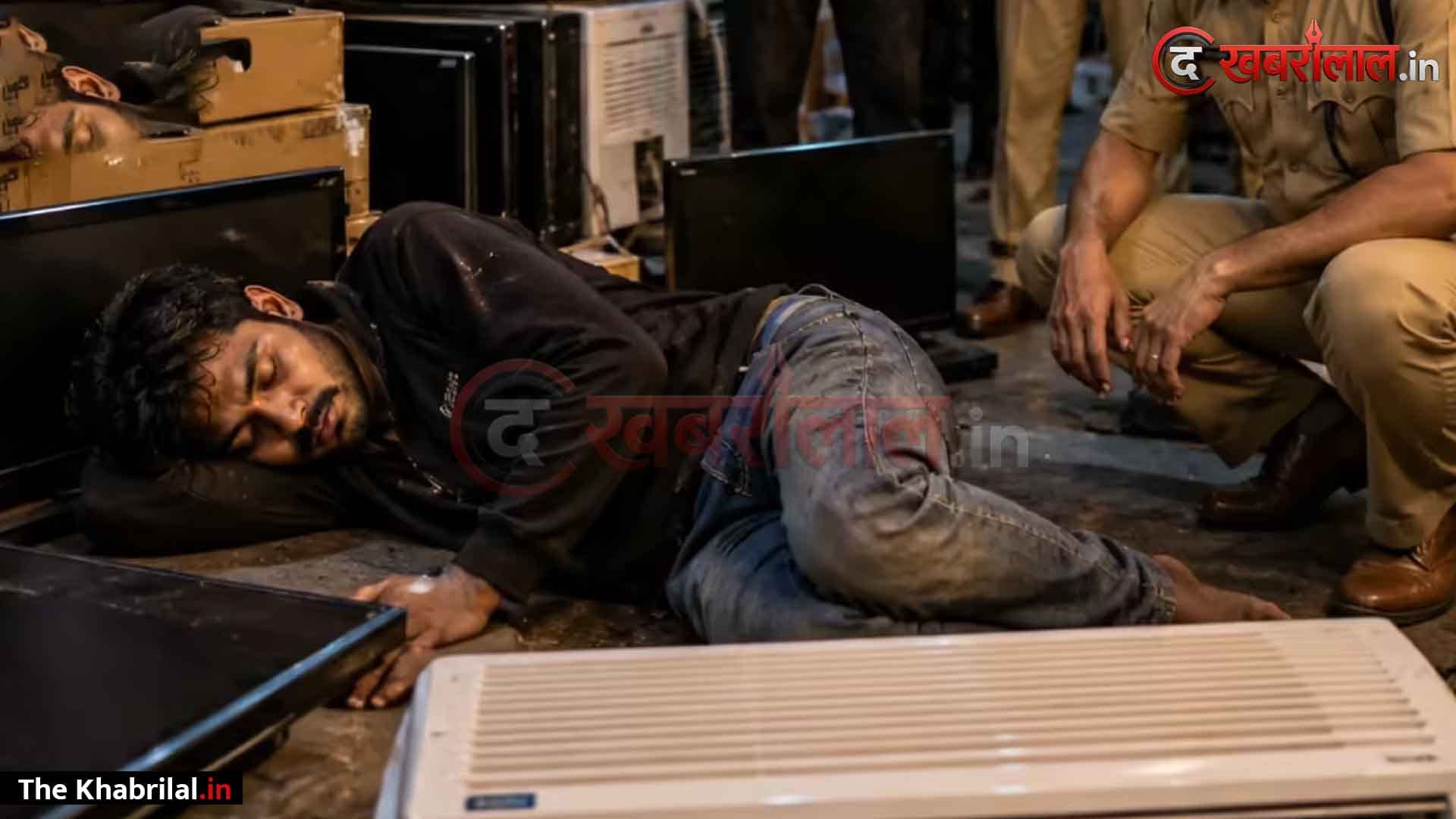 अजब चोर की गजब दास्तान: सतना में लाखों की चोरी के बाद एसी की ठंडी हवा लगी तो चादर तानकर सो गया चोर; सुबह पुलिस ने हिलाकर जगाया