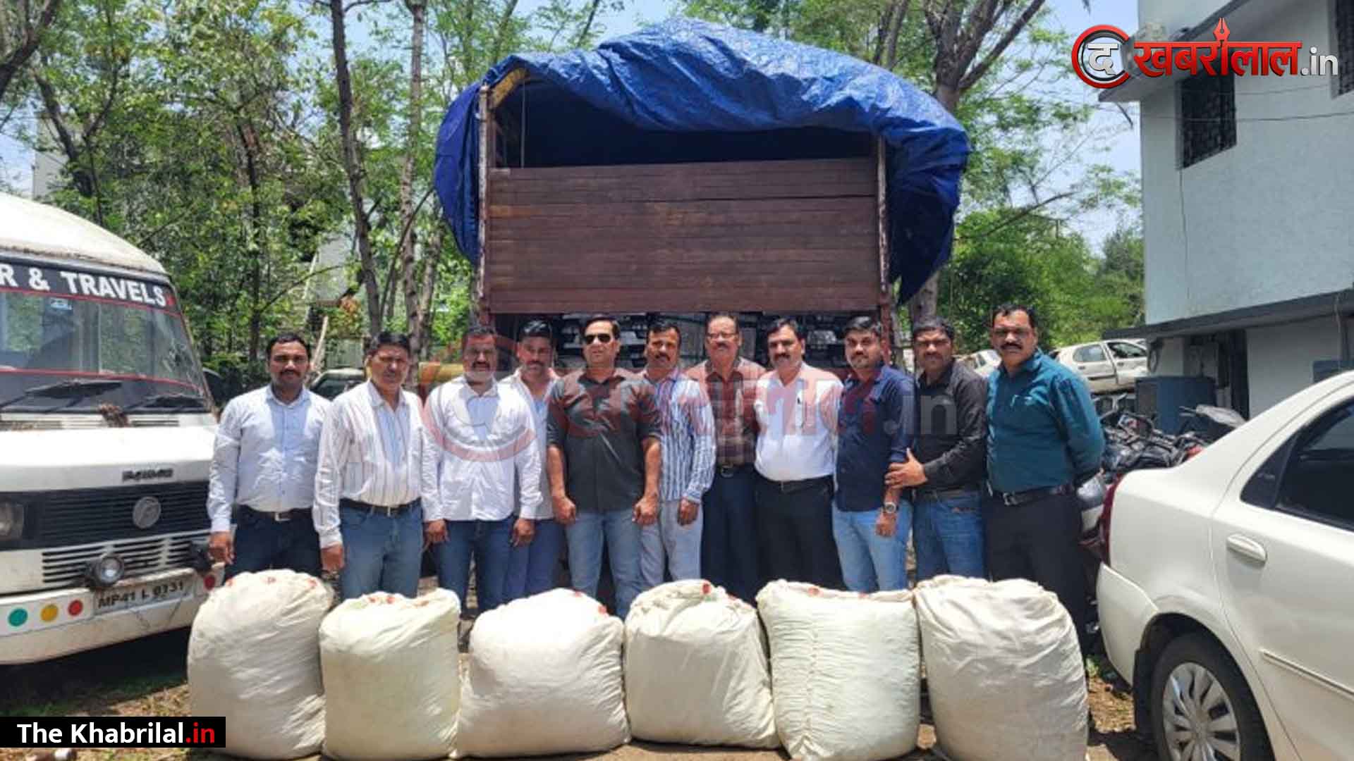 भोपाल में नशा माफिया पर क्राइम ब्रांच का बड़ा प्रहार; 170 किलो गांजे और ट्रक समेत 1.33 करोड़ का माल जब्त, अंतरराज्यीय नेटवर्क का भंडाफोड़
