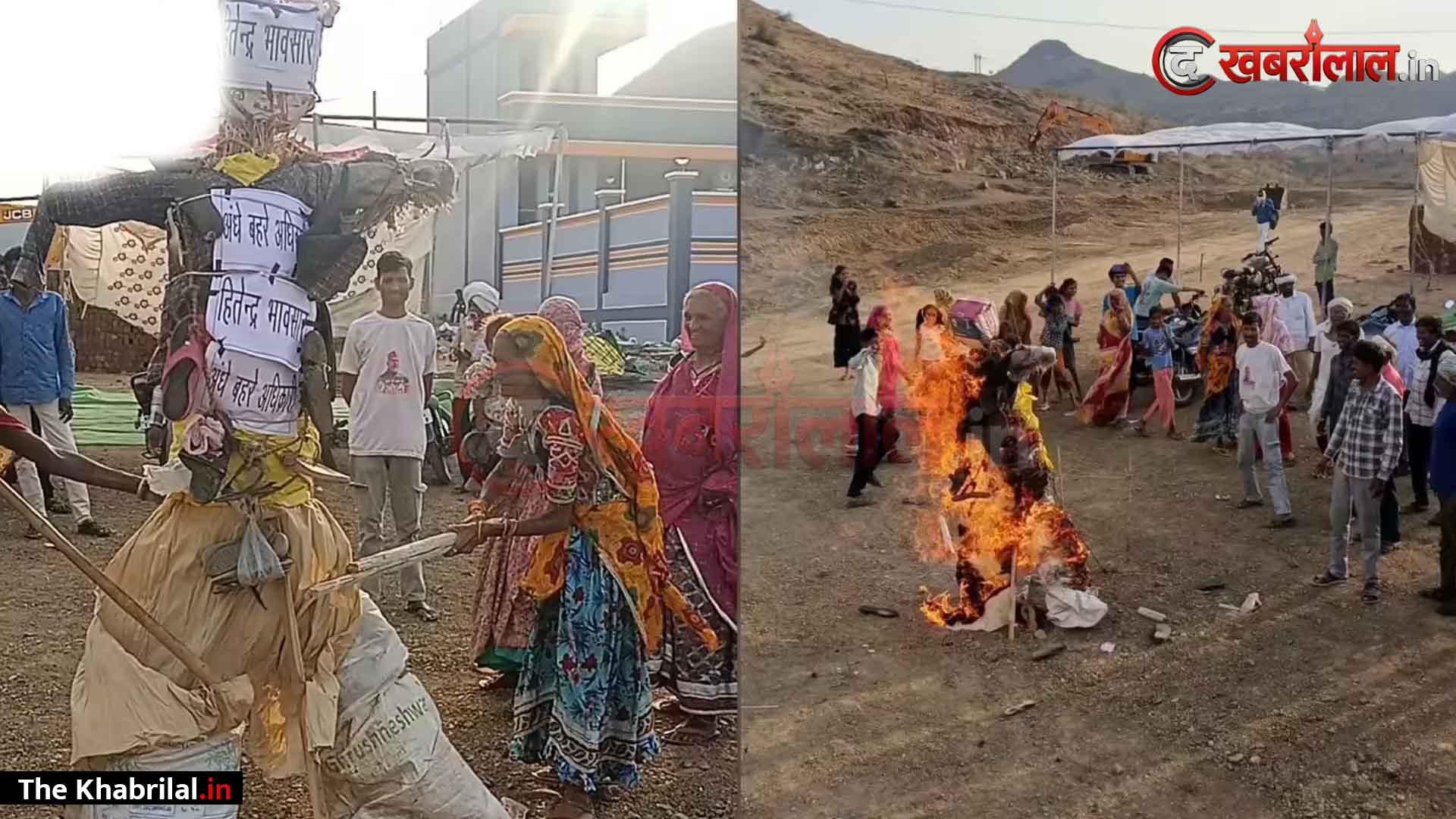 बड़वानी में भड़का पेसा एक्ट का गुस्सा: आमलिया पानी में तहसीलदार का पुतला बनाकर महिलाओं ने चप्पल-लाठियों से पीटा, बाद में फूंका; जानें क्यों आक्रोशित हैं ग्रामीण