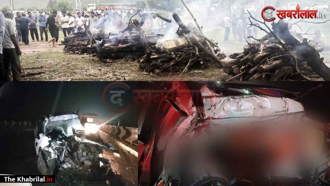 जन्मदिन का जश्न मातम में बदला, विंध्य में शोक की लहर: मैहर के रिगरा ओवरब्रिज (NH-30) पर चलते ट्रक में पीछे से घुसी तेज रफ्तार कार; पूर्व विधायक के परिवार के 5 युवकों की मौके पर ही दर्दनाक मौत जन्मदिन का जश्न मातम में बदला, विंध्य में शोक की लहर: मैहर के रिगरा ओवरब्रिज (NH-30) पर चलते ट्रक में पीछे से घुसी तेज रफ्तार कार; पूर्व विधायक के परिवार के 5 युवकों की मौके पर ही दर्दनाक मौत