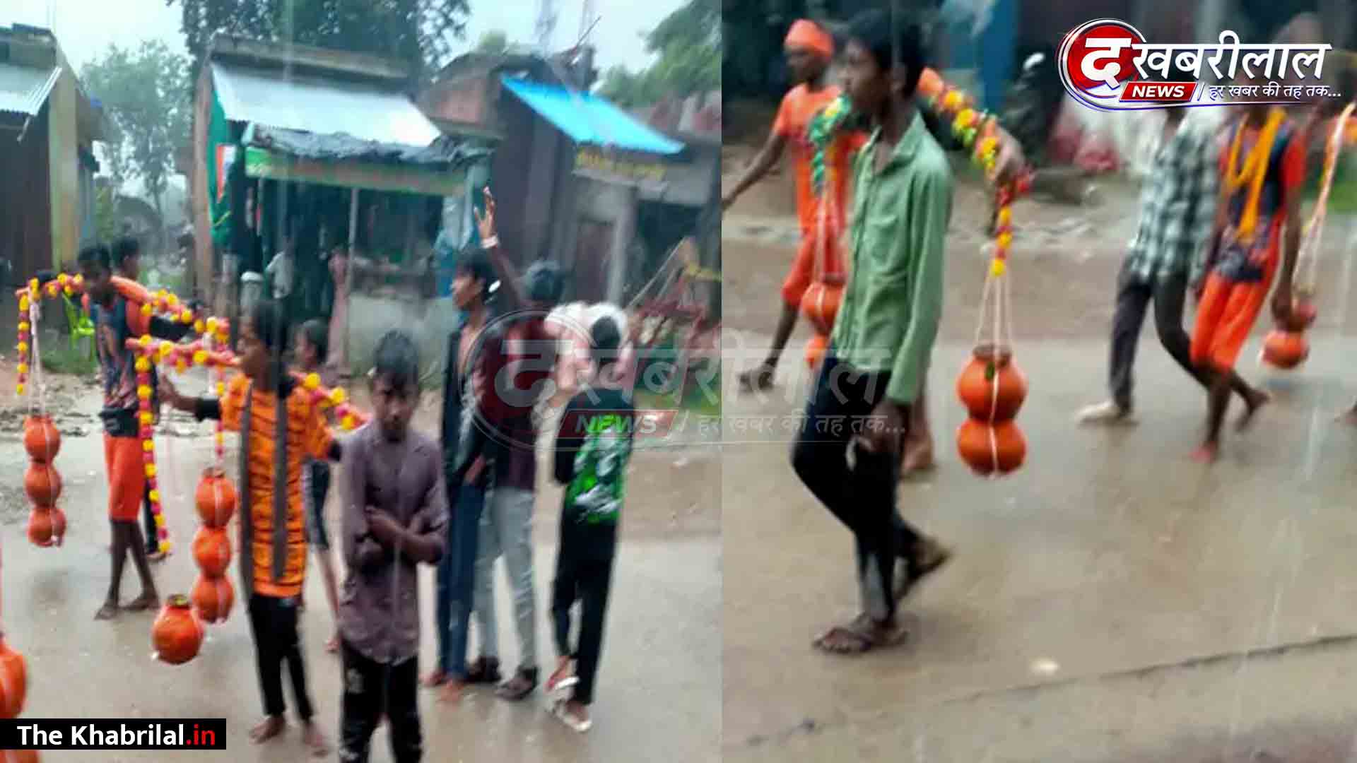 300 किलोमीटर से अधिक नंगे पांव पैदल यात्रा: बांदा से मैहर के लिए रवाना हुआ कांवड़ियों का जत्था; मां शारदा और शिवलिंग का करेंगे गंगाजल से अभिषेक